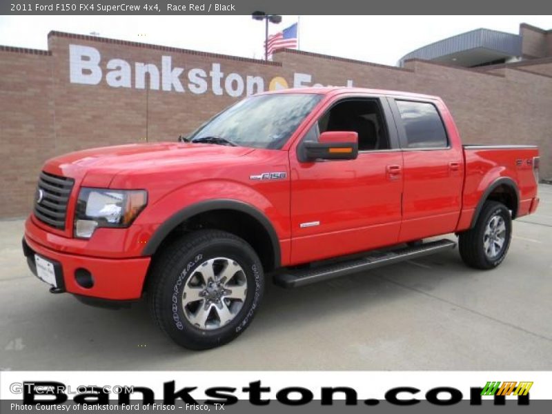 Race Red / Black 2011 Ford F150 FX4 SuperCrew 4x4