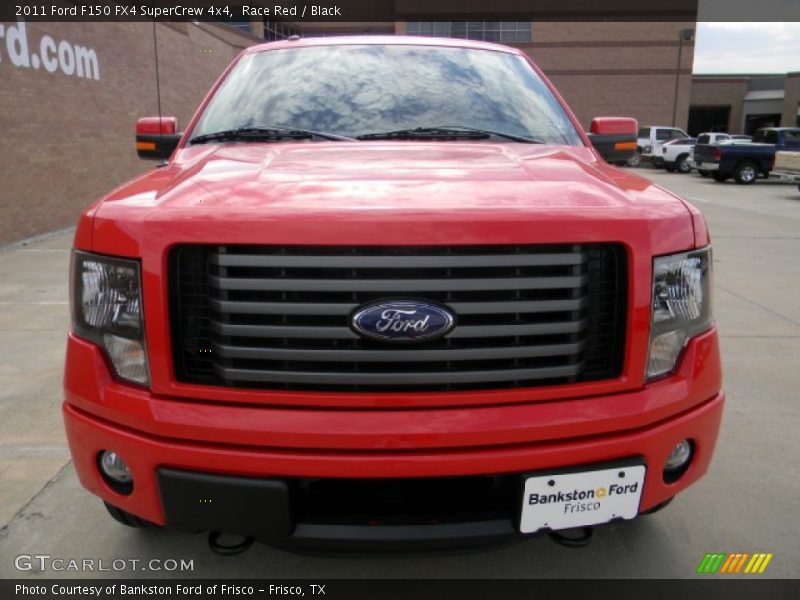 Race Red / Black 2011 Ford F150 FX4 SuperCrew 4x4