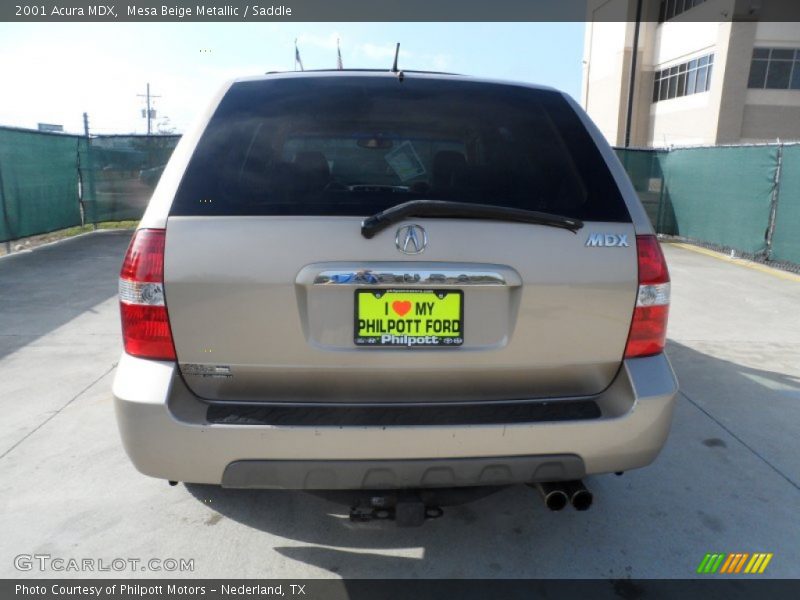 Mesa Beige Metallic / Saddle 2001 Acura MDX