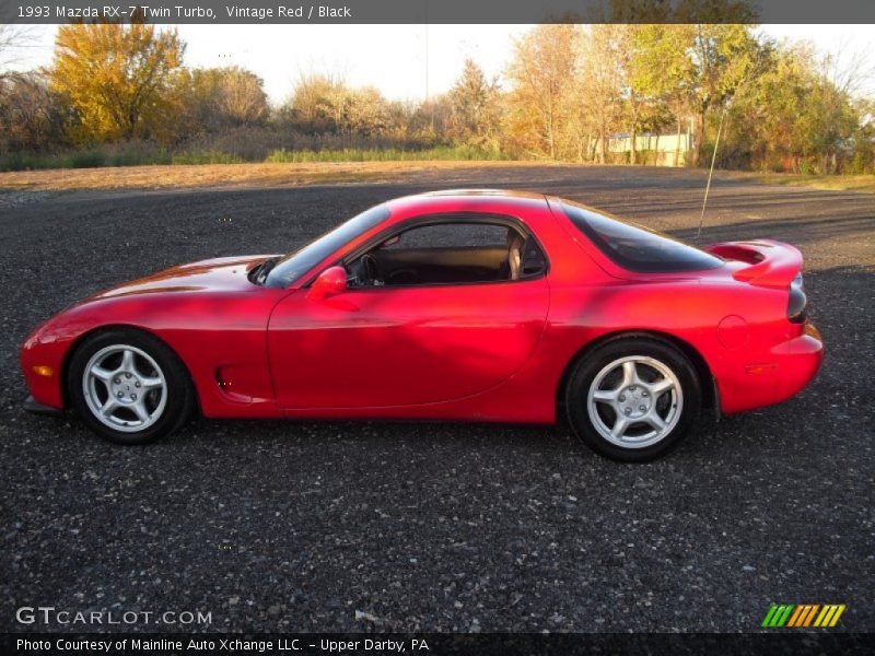 Vintage Red / Black 1993 Mazda RX-7 Twin Turbo