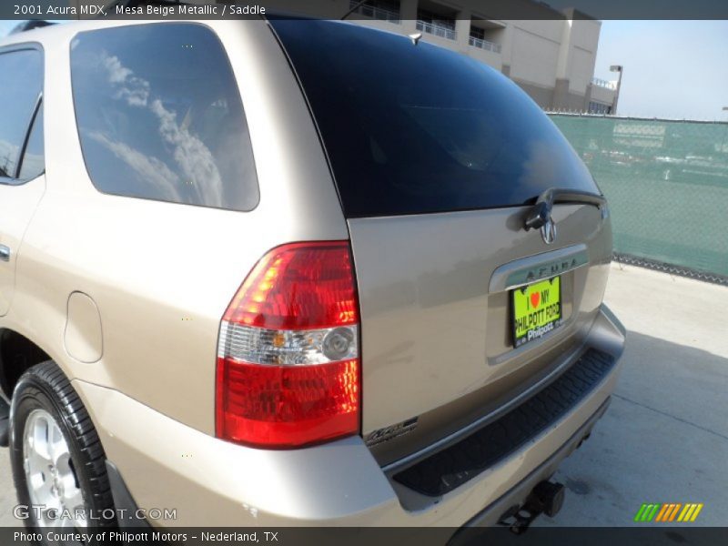 Mesa Beige Metallic / Saddle 2001 Acura MDX