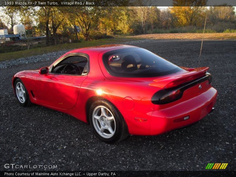 Vintage Red / Black 1993 Mazda RX-7 Twin Turbo