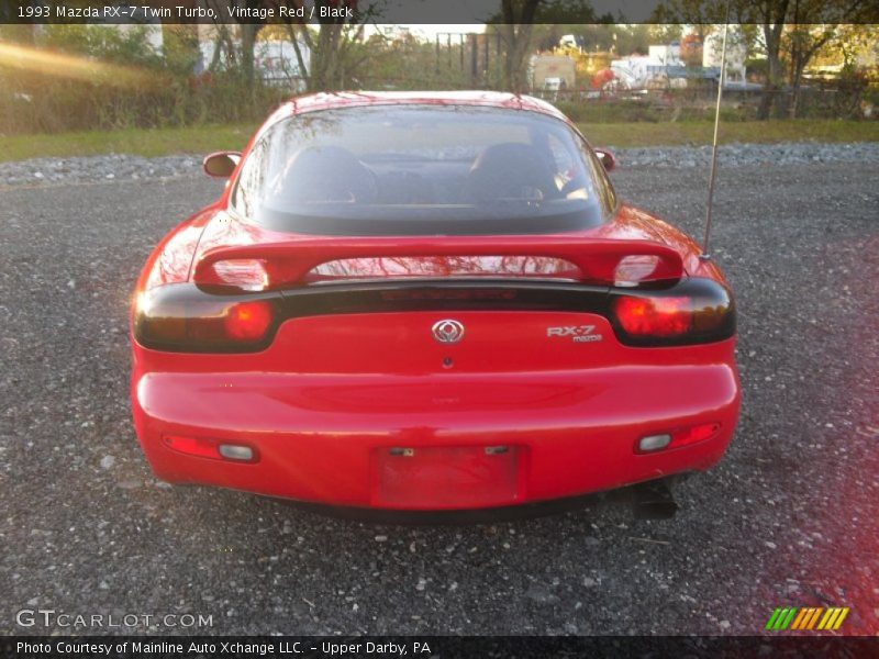 Vintage Red / Black 1993 Mazda RX-7 Twin Turbo