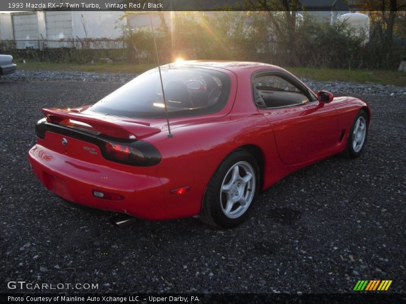 Vintage Red / Black 1993 Mazda RX-7 Twin Turbo