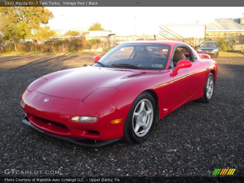 Vintage Red / Black 1993 Mazda RX-7 Twin Turbo