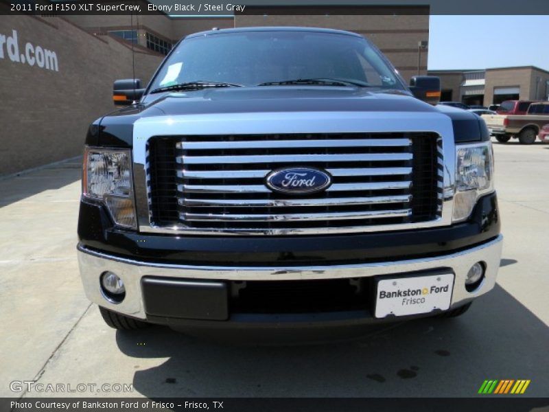 Ebony Black / Steel Gray 2011 Ford F150 XLT SuperCrew