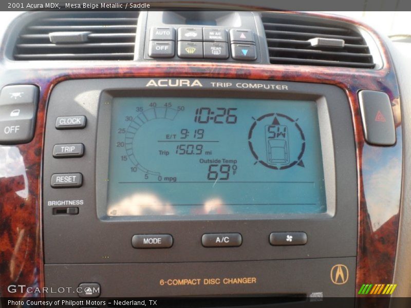 Mesa Beige Metallic / Saddle 2001 Acura MDX