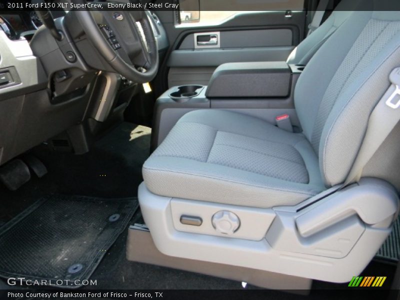 Ebony Black / Steel Gray 2011 Ford F150 XLT SuperCrew