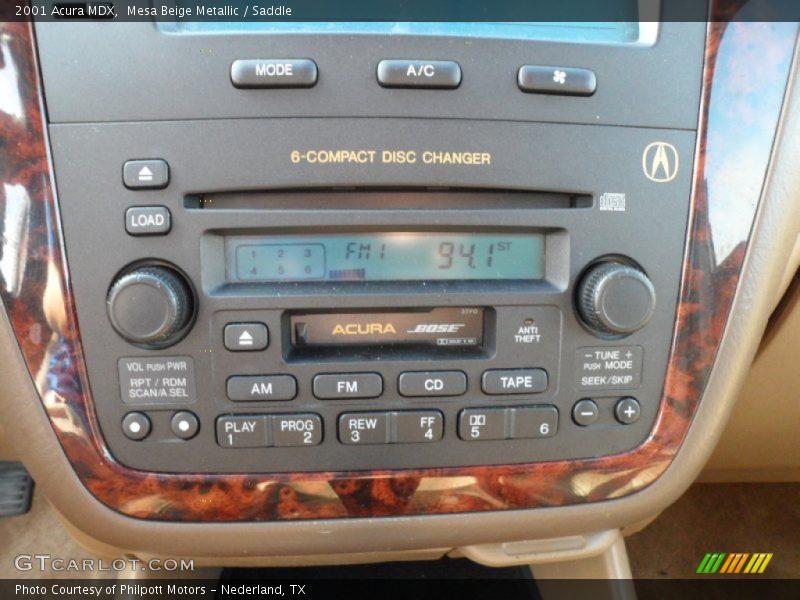 Mesa Beige Metallic / Saddle 2001 Acura MDX
