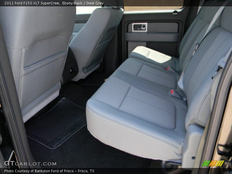 Ebony Black / Steel Gray 2011 Ford F150 XLT SuperCrew