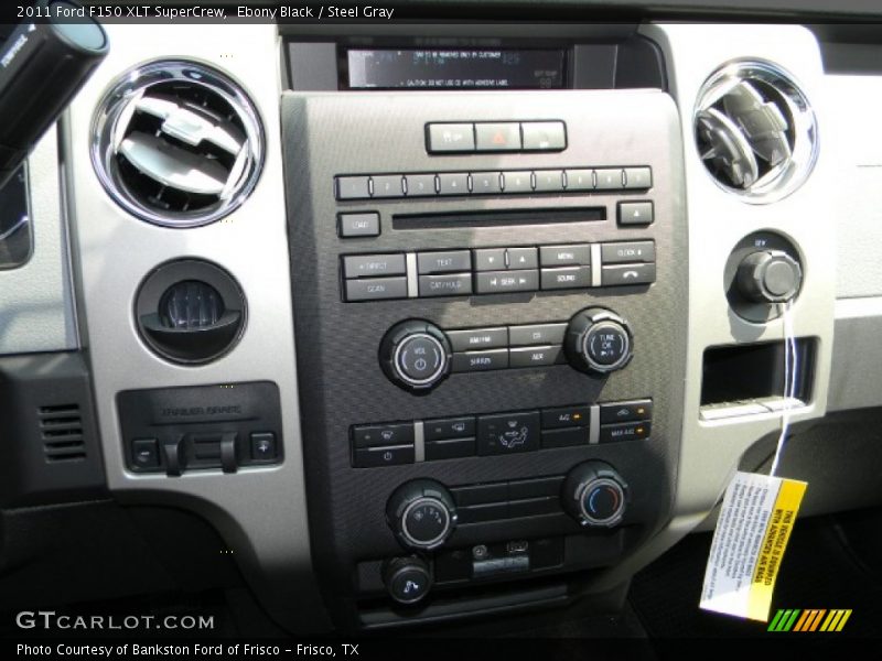Ebony Black / Steel Gray 2011 Ford F150 XLT SuperCrew