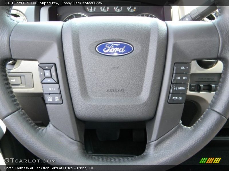 Ebony Black / Steel Gray 2011 Ford F150 XLT SuperCrew