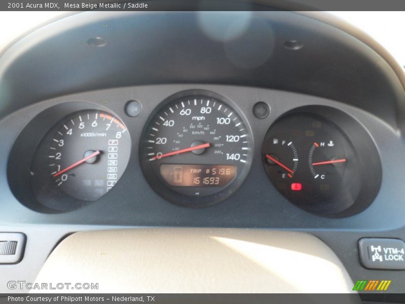 Mesa Beige Metallic / Saddle 2001 Acura MDX