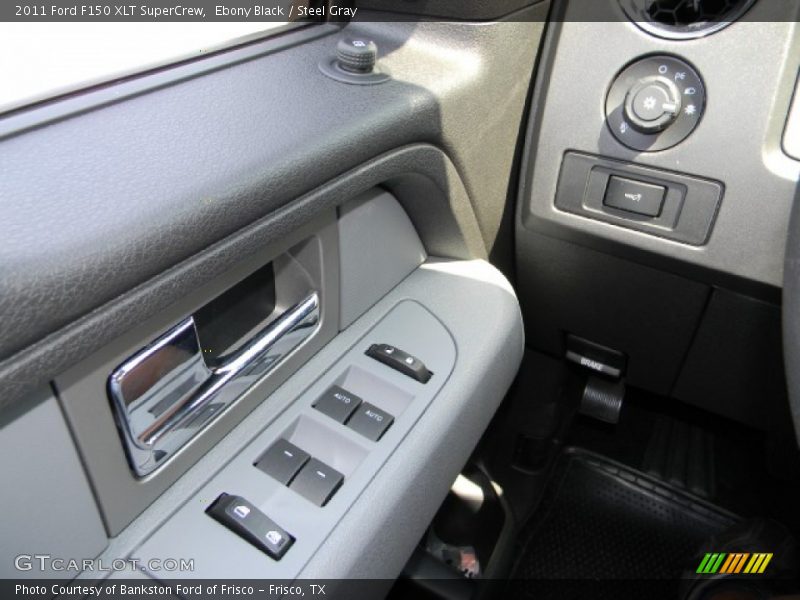 Ebony Black / Steel Gray 2011 Ford F150 XLT SuperCrew