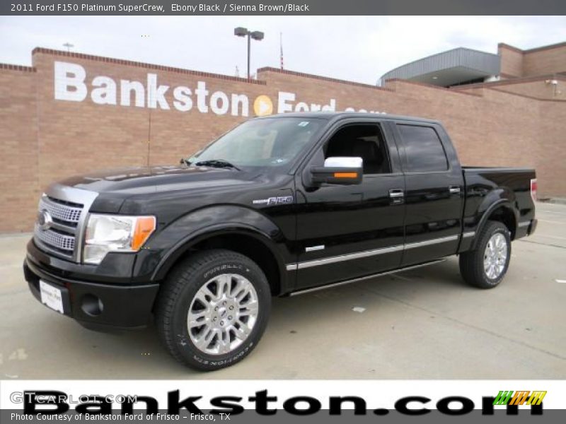 Ebony Black / Sienna Brown/Black 2011 Ford F150 Platinum SuperCrew