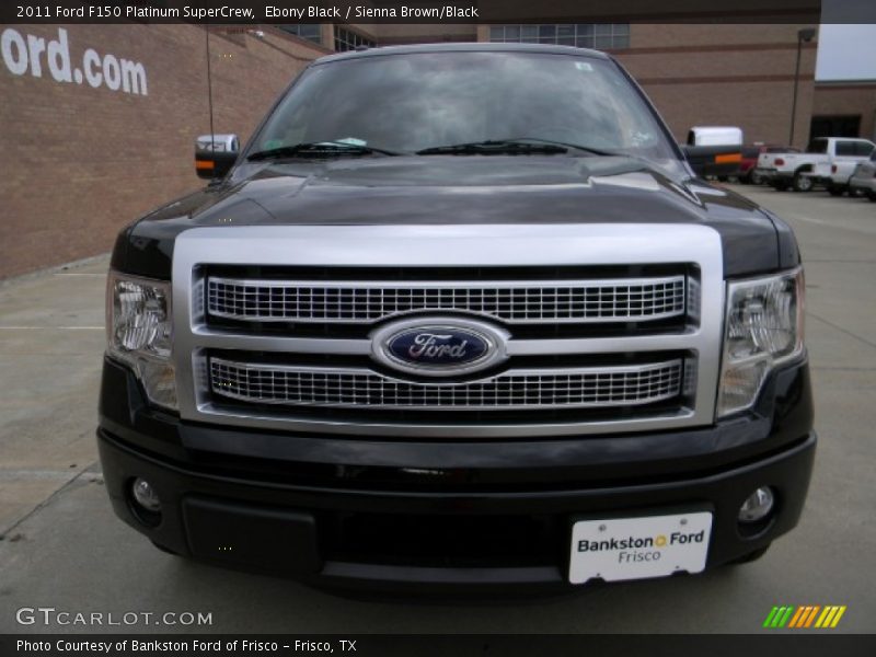 Ebony Black / Sienna Brown/Black 2011 Ford F150 Platinum SuperCrew