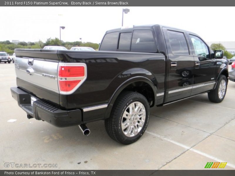 Ebony Black / Sienna Brown/Black 2011 Ford F150 Platinum SuperCrew