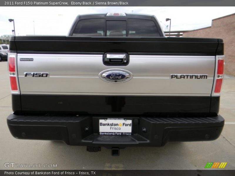 Ebony Black / Sienna Brown/Black 2011 Ford F150 Platinum SuperCrew