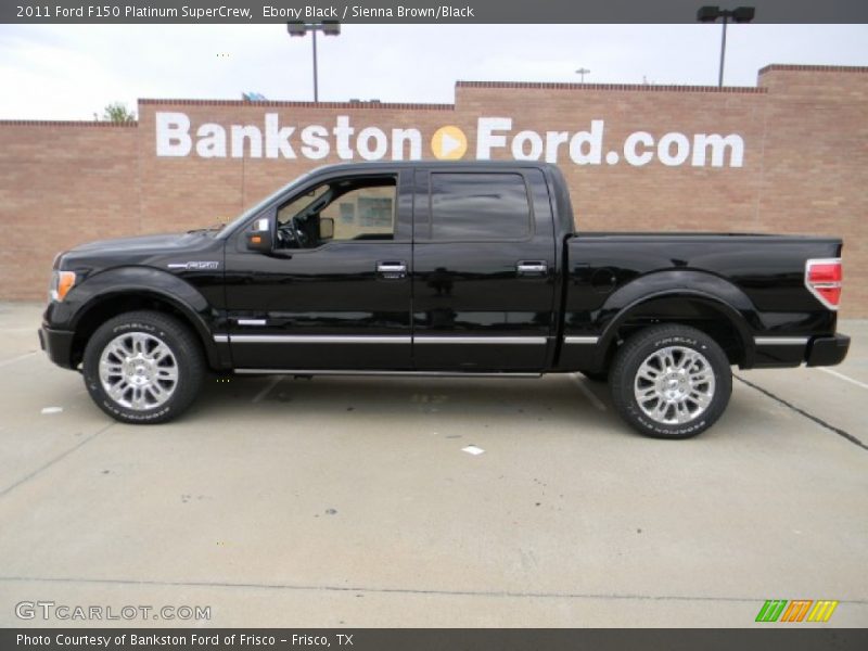 Ebony Black / Sienna Brown/Black 2011 Ford F150 Platinum SuperCrew