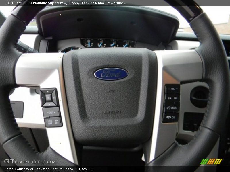 Ebony Black / Sienna Brown/Black 2011 Ford F150 Platinum SuperCrew