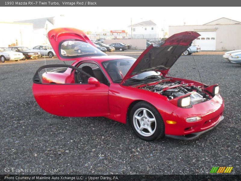 Vintage Red / Black 1993 Mazda RX-7 Twin Turbo