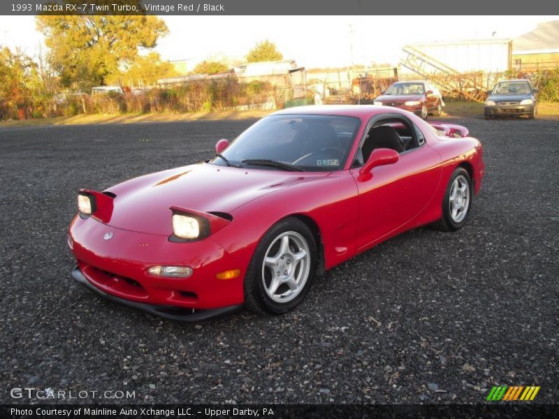 Vintage Red / Black 1993 Mazda RX-7 Twin Turbo