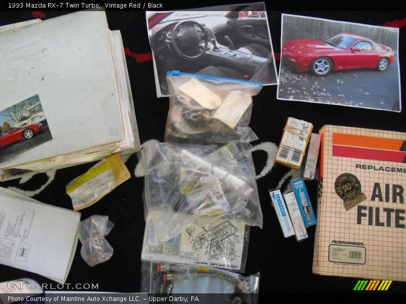 Vintage Red / Black 1993 Mazda RX-7 Twin Turbo