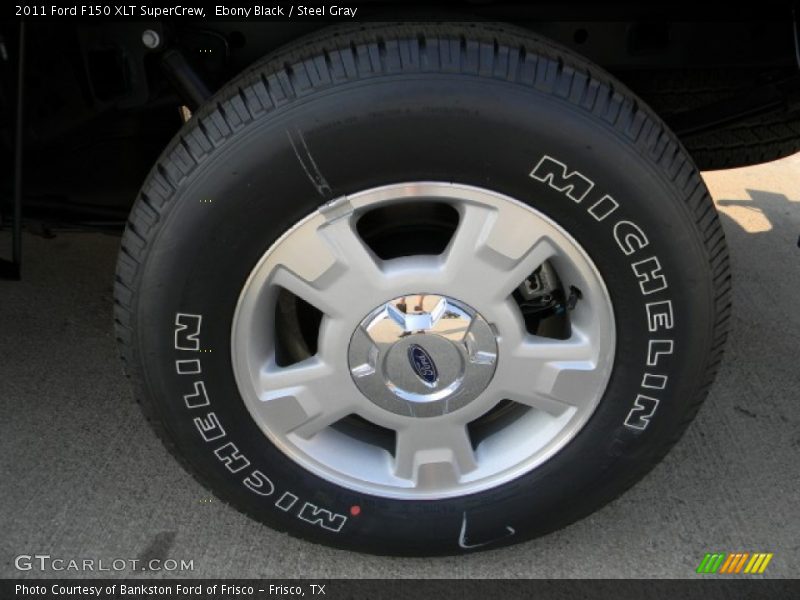 Ebony Black / Steel Gray 2011 Ford F150 XLT SuperCrew