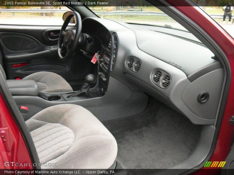 Sport Red Metallic / Dark Pewter 2003 Pontiac Bonneville SE