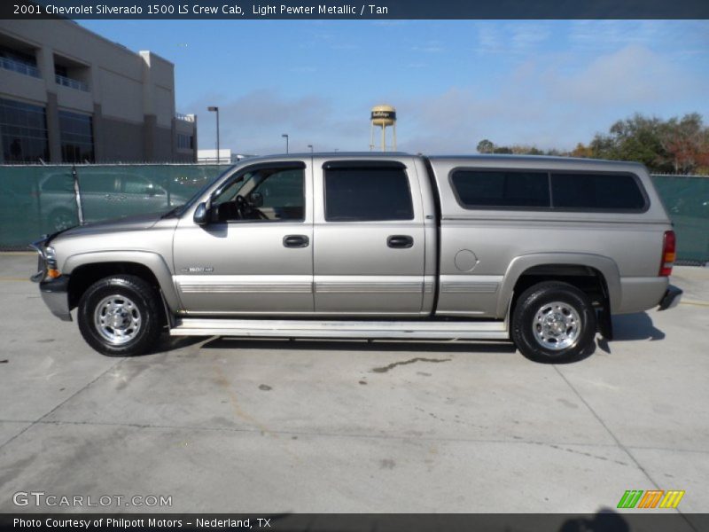  2001 Silverado 1500 LS Crew Cab Light Pewter Metallic