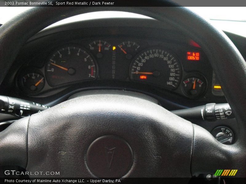 Sport Red Metallic / Dark Pewter 2003 Pontiac Bonneville SE