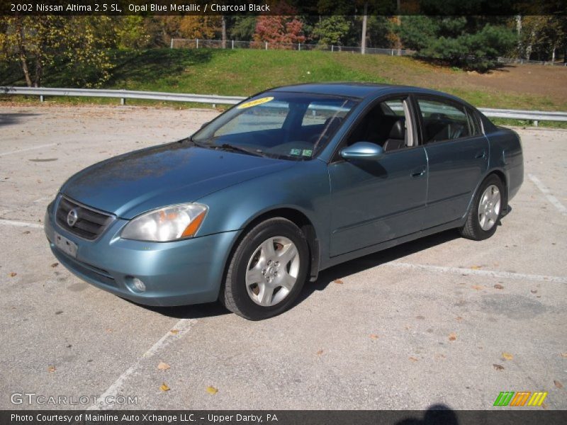Opal Blue Metallic / Charcoal Black 2002 Nissan Altima 2.5 SL