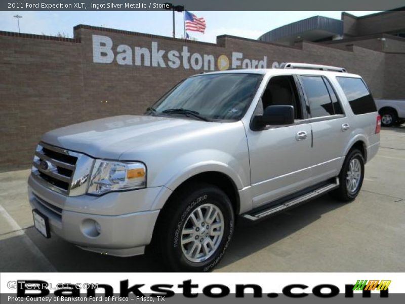 Ingot Silver Metallic / Stone 2011 Ford Expedition XLT