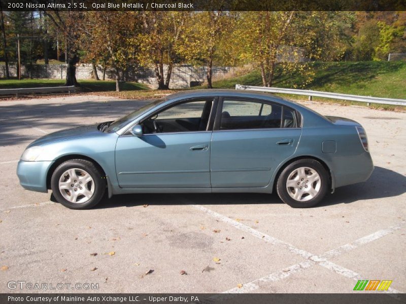 Opal Blue Metallic / Charcoal Black 2002 Nissan Altima 2.5 SL