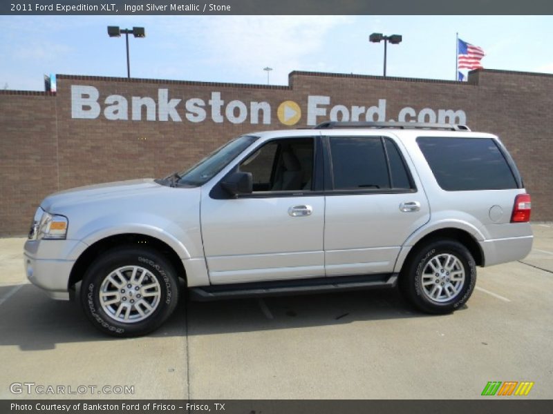 Ingot Silver Metallic / Stone 2011 Ford Expedition XLT