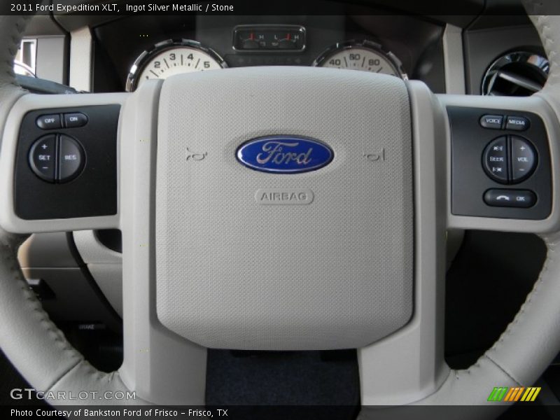 Ingot Silver Metallic / Stone 2011 Ford Expedition XLT