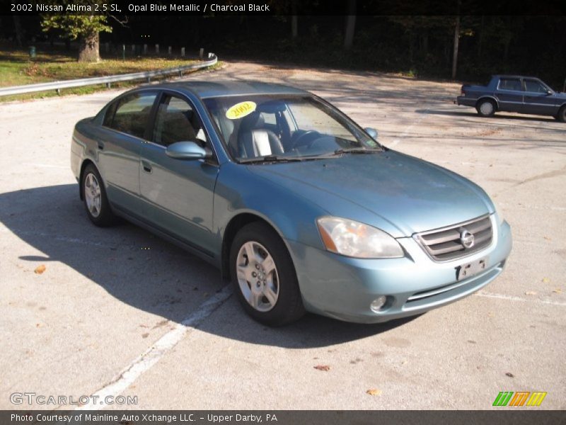 Opal Blue Metallic / Charcoal Black 2002 Nissan Altima 2.5 SL