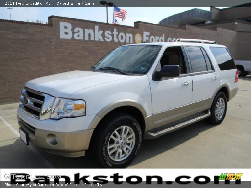 Oxford White / Camel 2011 Ford Expedition XLT