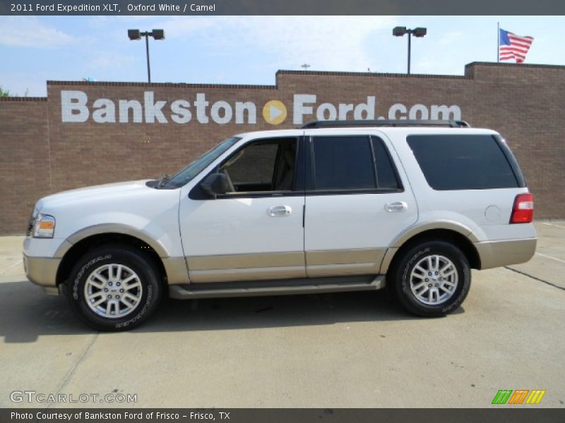 Oxford White / Camel 2011 Ford Expedition XLT