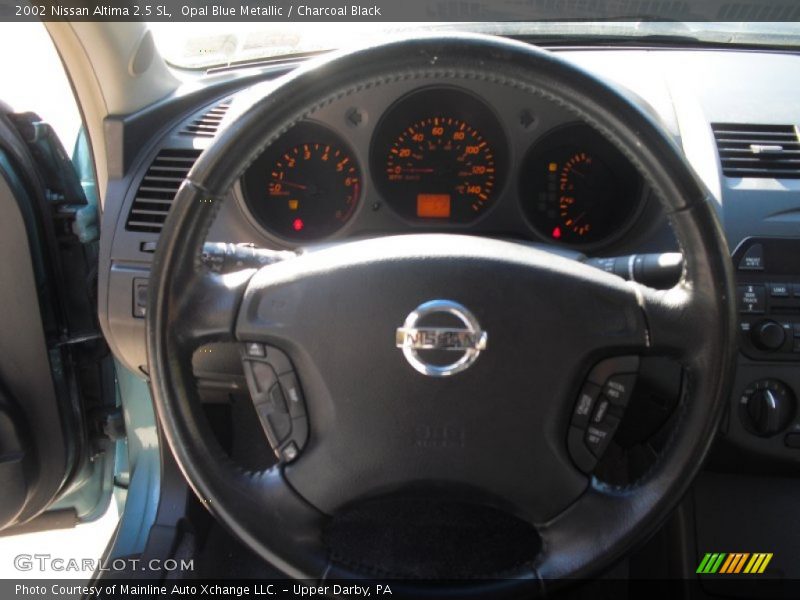 Opal Blue Metallic / Charcoal Black 2002 Nissan Altima 2.5 SL