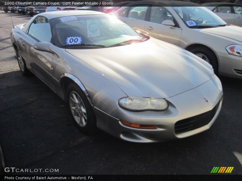 Light Pewter Metallic / Ebony 2000 Chevrolet Camaro Coupe