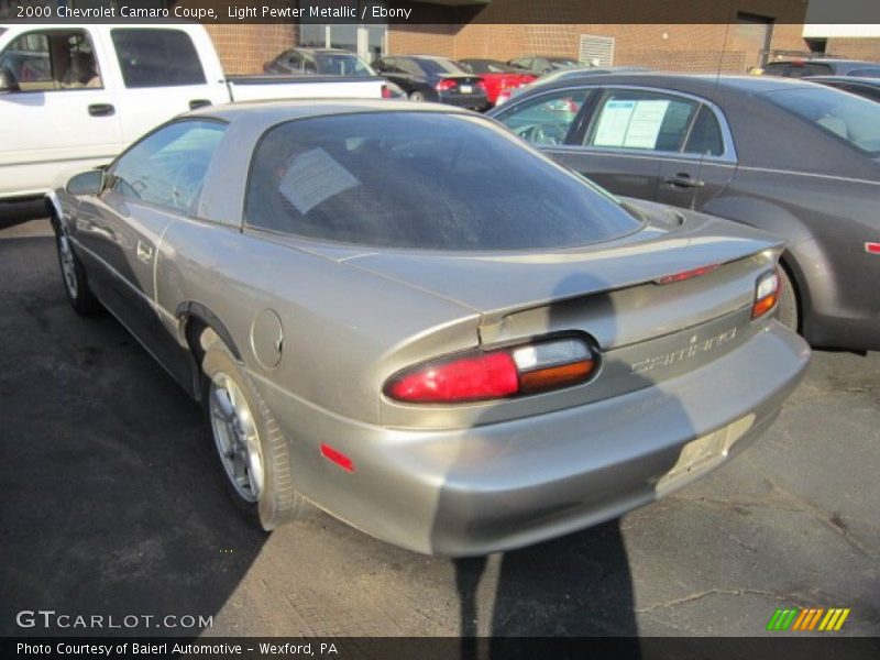 Light Pewter Metallic / Ebony 2000 Chevrolet Camaro Coupe