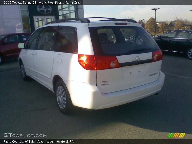 Arctic Frost Pearl / Stone Gray 2006 Toyota Sienna CE