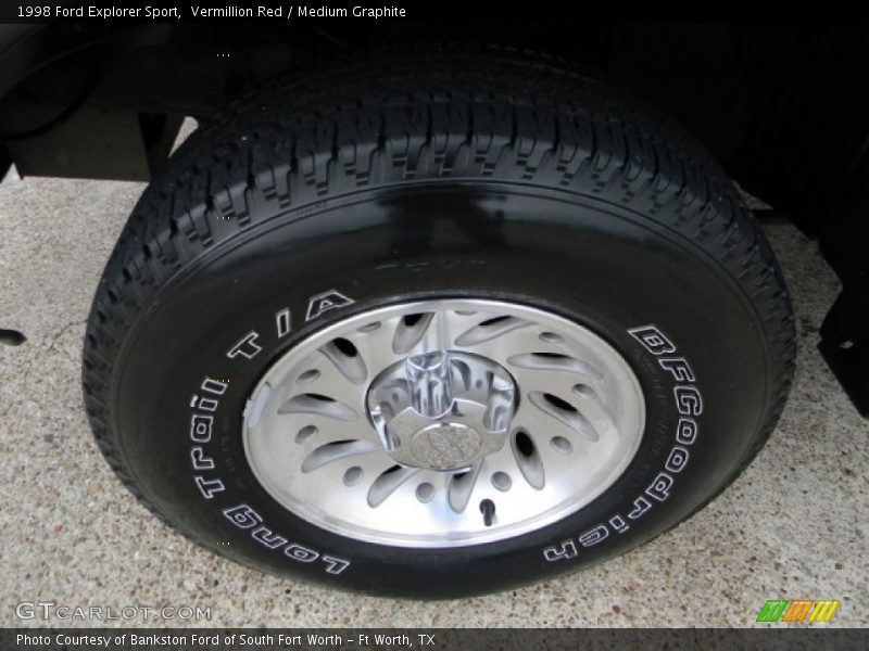 Vermillion Red / Medium Graphite 1998 Ford Explorer Sport