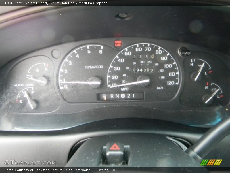  1998 Explorer Sport Sport Gauges