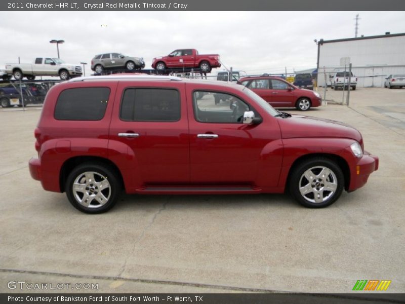 Crystal Red Metallic Tintcoat / Gray 2011 Chevrolet HHR LT