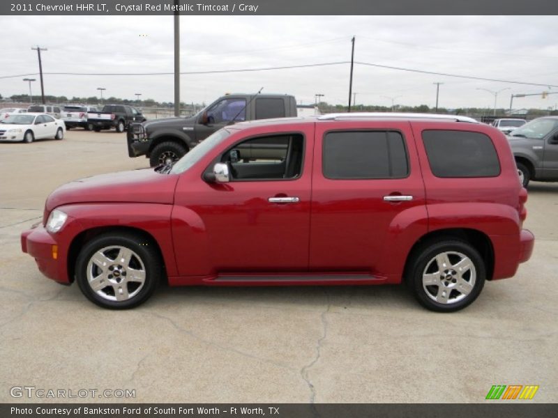 Crystal Red Metallic Tintcoat / Gray 2011 Chevrolet HHR LT