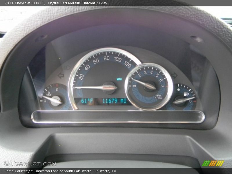 Crystal Red Metallic Tintcoat / Gray 2011 Chevrolet HHR LT
