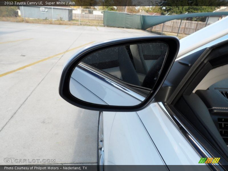 Super White / Ash 2012 Toyota Camry LE