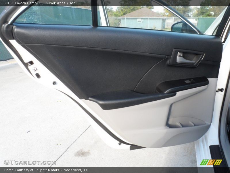 Super White / Ash 2012 Toyota Camry LE